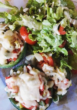 Una foto de Zapallitos verdes rellenos