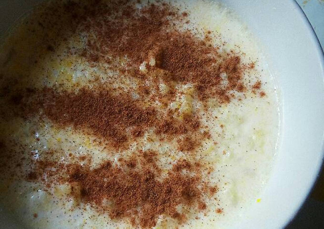 Arroz con leche muy cremoso