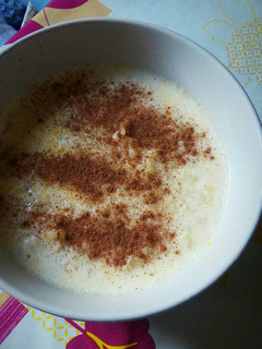 Una foto de Arroz con leche muy cremoso