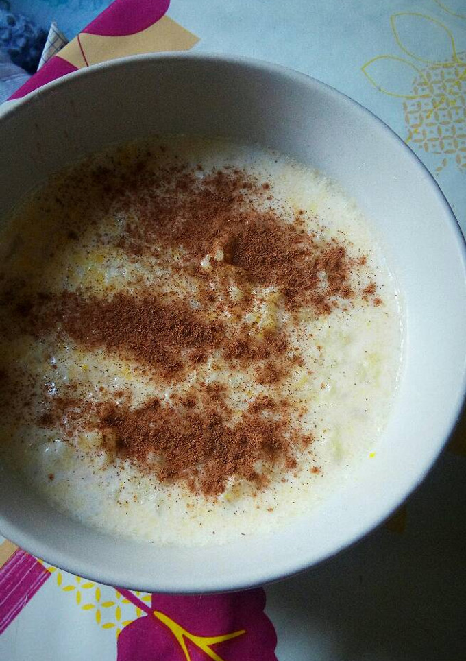 Una foto de Arroz con leche muy cremoso