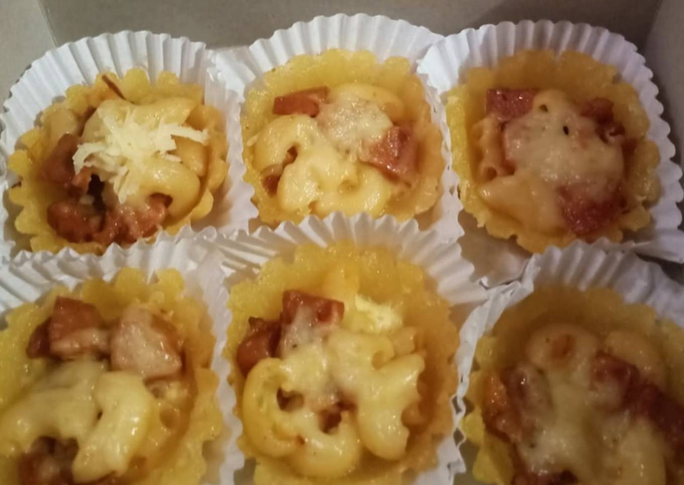 Mini Pie Singkong Mac n Cheese ala Eyang Arie