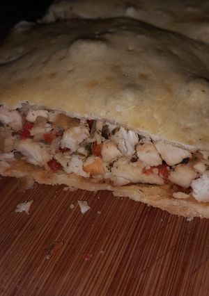Una foto de Calzone de pollo