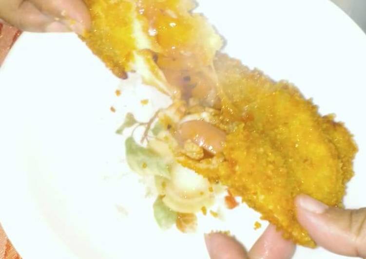 Resep Pizza goreng sederhana Anti Gagal