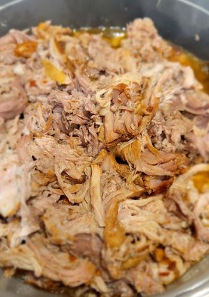 A picture of Carolina Barbecued Pulled Pork.