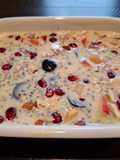 Mixed Fruit Custard with Sabudana and Chia Seeds