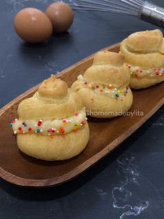 Foto resep Kue sus jadul isi vla vanilla #homemadebylita