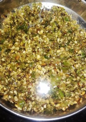A picture of Mirchi ki Chutney.