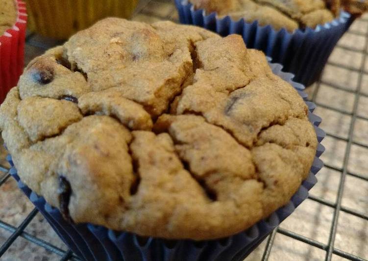 Steps to Prepare Favorite Helen&#39;s Flourless Banana Muffin