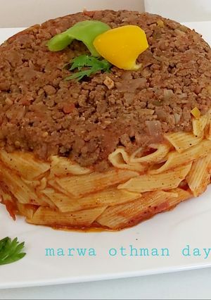 صورة لوصفة طاجن المعكرونه