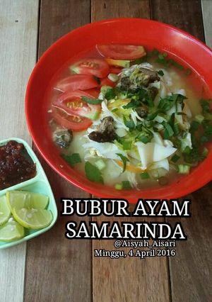 Foto resep Bubur Ayam Samarinda