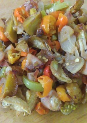 Foto resep Oseng oseng jengkol cumi asin
