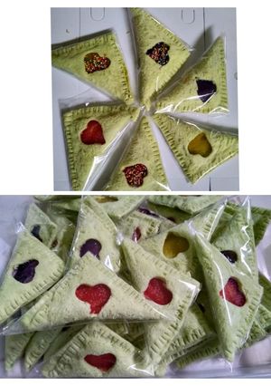 Foto resep Roti cinta.