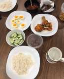 Nasi Lemak Cara Mudah