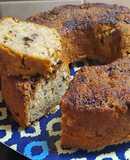 Budín de manzanas, pasas y nueces sin manteca
