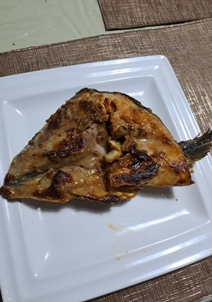 Foto resep 🐟 Grilled Miso Salmon Head