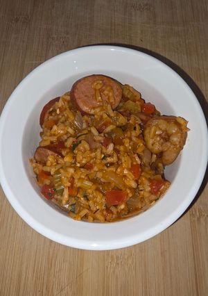 A picture of Jambalaya With Shrimp and Andouille Sausage.