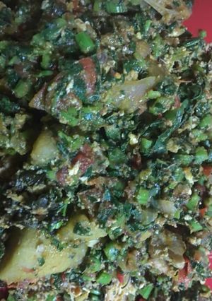 A picture of Vegetable sauce.