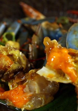 รูปของ 간장게장 (Ganjang-gejang)Raw crabs marinated in soy sauce ปูดองสไตล์เกาหลี