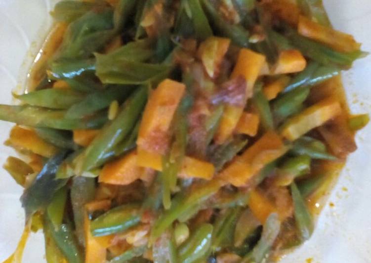 Tumis buncis wortel balado 
#BikinRamadanBerkesan