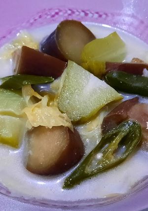 Foto resep Lodeh Terong dan Labu Siam