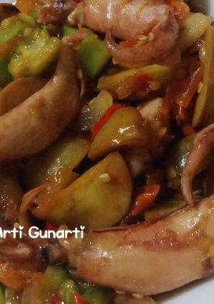 Foto resep Cumi asin jengkol huhah