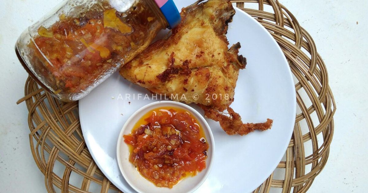 Resep Sambal Bawang Ala Bu Rudi #Aneka Sambal Cookpad Karawang Bekasi ...