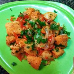 Fried idli. A picture of Fried idli..