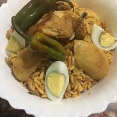 تليتلي حمراء بالدجاج تشهي 😋🥰🥘-レシピのメイン写真