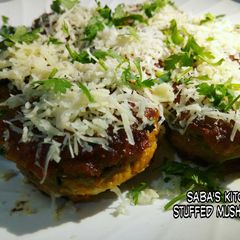 Stuffed Mushrooms A picture of Stuffed Mushrooms.