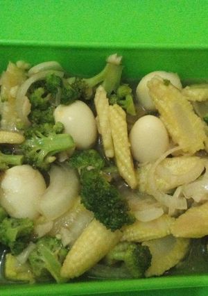 Foto resep Saos tiram brokoli puyuh