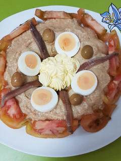 Una foto de Pudín de atún en micro receta de mi prima encarna