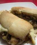 Marraqueta chilena con carne desmechada