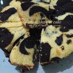 A picture of Marble Cake / Marmer cake.