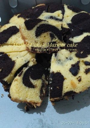 Foto resep Marble Cake / Marmer cake