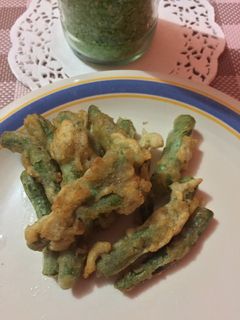 Foto resep Kakiage tempura alias buncis tepung crispy super kilat