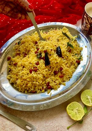 लेमन राइस (lemon rice recipe In Hindi) रेसिपी मुख्य फोटो