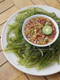Sea Grapes Salad (Spicy, Sweet and Sour Dressing)