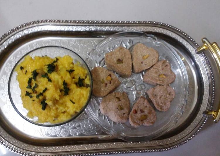 Falahari cookies with samo rice khichadi