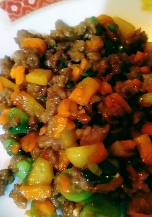 Foto resep Meat tongseng (baby food and children) 👼👧