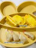 MPASI : Egg Toast & Dimsum Ayam Udang