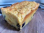 Una foto de crumble limones