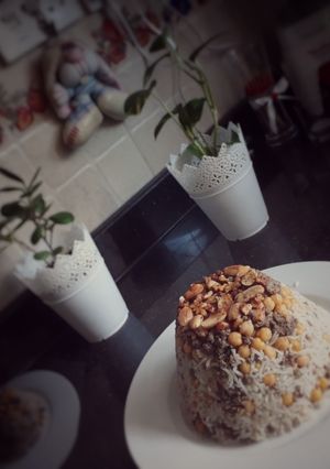 صورة لوصفة رز و حمص