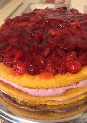 Extra gyors epres torta recept fotója