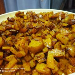 A picture of Dry masala aloo.