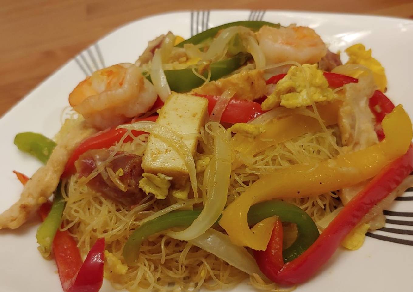 Singapore Noodle aka Bihun Kare
