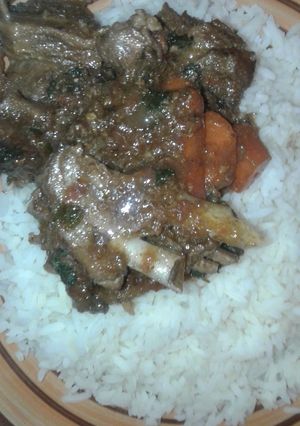 A picture of Mutton stew.