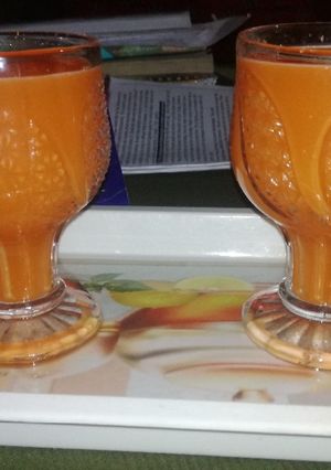 صورة لوصفة عصير الجزر