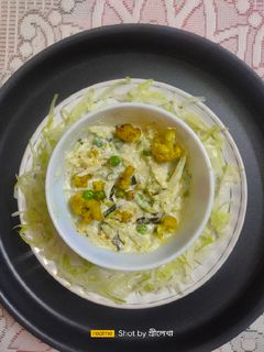 বাঁধা কপির রাইতা রেসিপির প্রধান ছবি