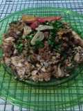 Patin suwir bumbu pedas