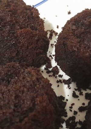 عکسی از دستور کاپ کیک کاکائویی 💛💛💗💗🦋